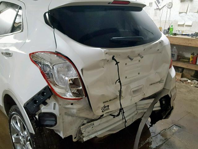 KL4CJGSB5EB729263 - 2014 BUICK ENCORE WHITE photo 9