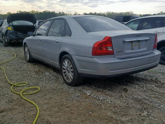 YV1TS592761433613 - 2006 VOLVO S80 2.5T SILVER photo 3