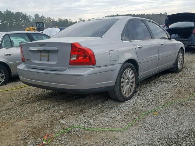 YV1TS592761433613 - 2006 VOLVO S80 2.5T SILVER photo 4