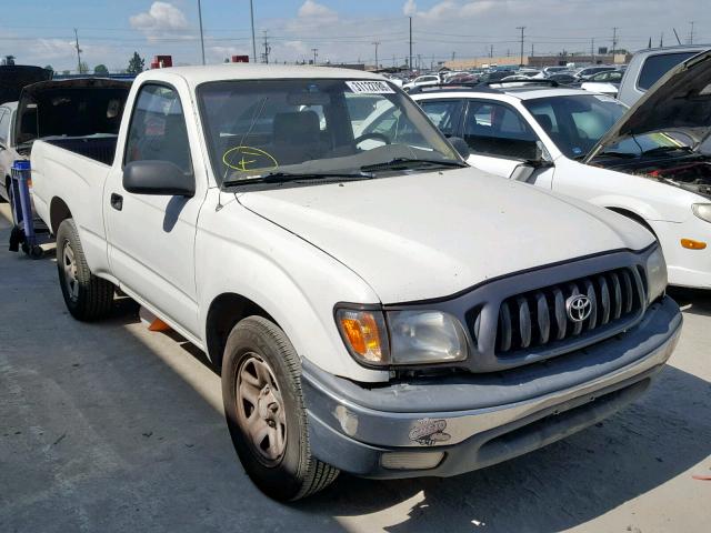 5TENL42NX1Z856971 - 2001 TOYOTA TACOMA WHITE photo 1