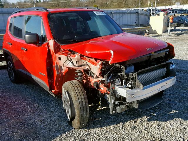 ZACCJBAB9JPH54810 - 2018 JEEP RENEGADE S 红色 照片 1