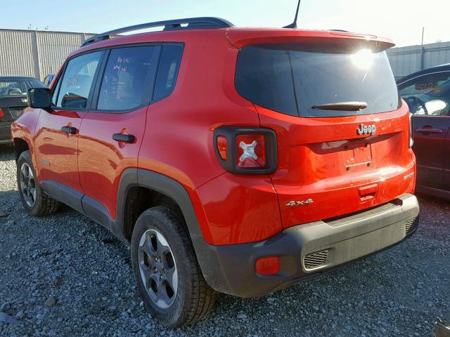 ZACCJBAB9JPH54810 - 2018 JEEP RENEGADE S 红色 照片 3