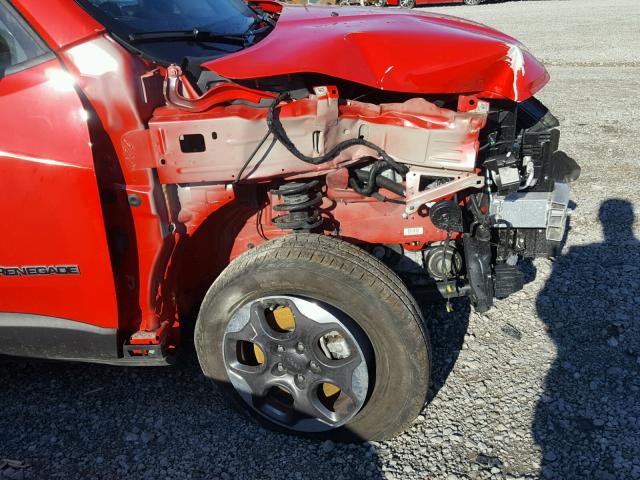 ZACCJBAB9JPH54810 - 2018 JEEP RENEGADE S 红色 照片 9