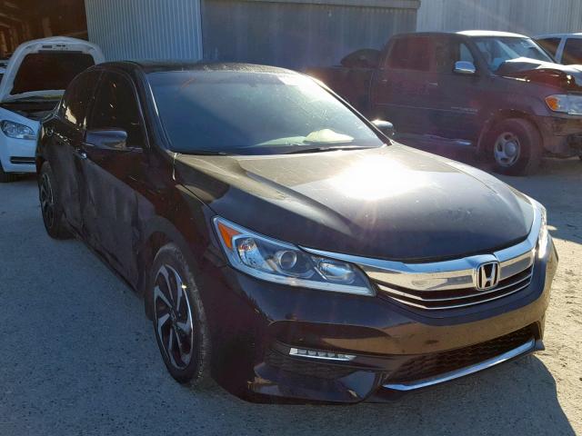 1HGCR3F87GA029986 - 2016 HONDA ACCORD EXL BLACK photo 1