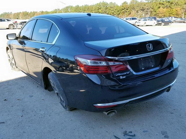 1HGCR3F87GA029986 - 2016 HONDA ACCORD EXL BLACK photo 3