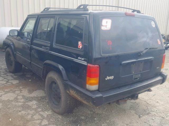 1J4FF78S0XL564063 - 1999 JEEP CHEROKEE L BLACK photo 3