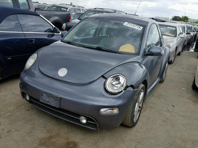 3VWCD31C25M411347 - 2005 VOLKSWAGEN NEW BEETLE ნაცრისფერი ფოტო 2
