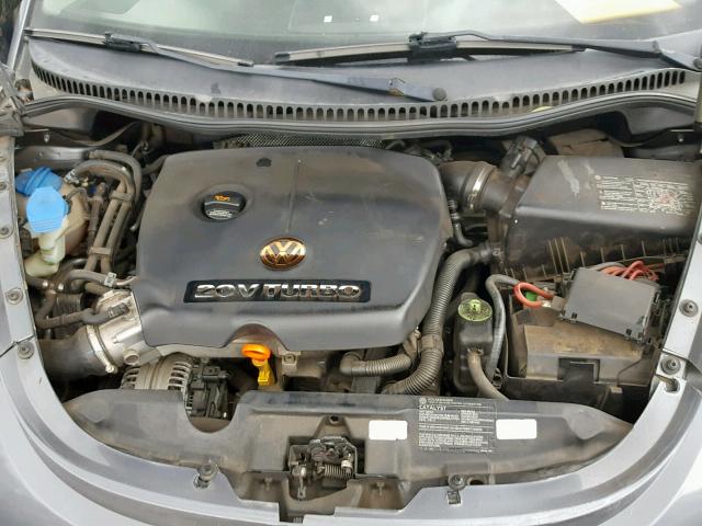 3VWCD31C25M411347 - 2005 VOLKSWAGEN NEW BEETLE ნაცრისფერი ფოტო 7