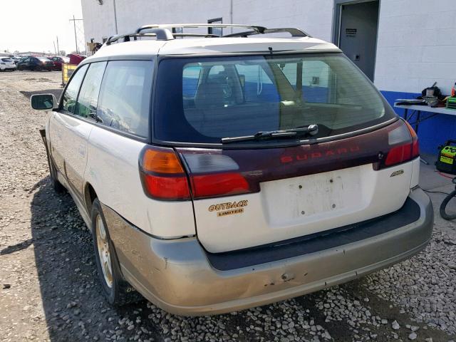 4S3BH686637618111 - 2003 SUBARU LEGACY OUT CREAM photo 3