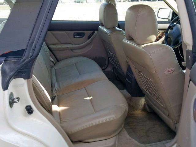 4S3BH686637618111 - 2003 SUBARU LEGACY OUT CREAM photo 6