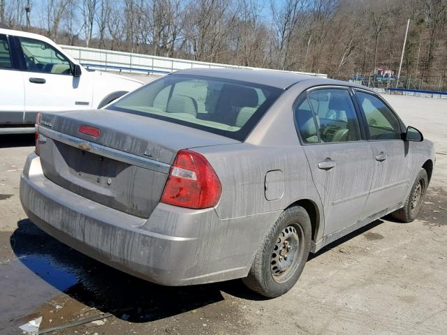 1G1ZS58F27F314689 - 2007 CHEVROLET MALIBU LS BROWN photo 4