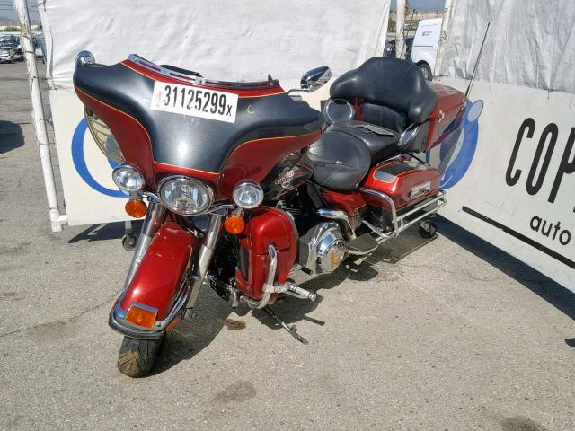 1HD1FC4317Y647008 - 2007 HARLEY-DAVIDSON FLHTCUI MAROON photo 2