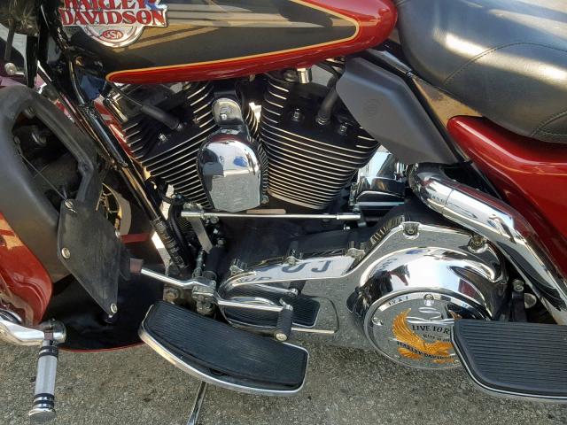 1HD1FC4317Y647008 - 2007 HARLEY-DAVIDSON FLHTCUI MAROON photo 9