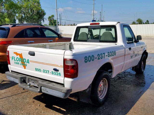 1FTYR10D22PB74115 - 2002 FORD RANGER WHITE photo 4