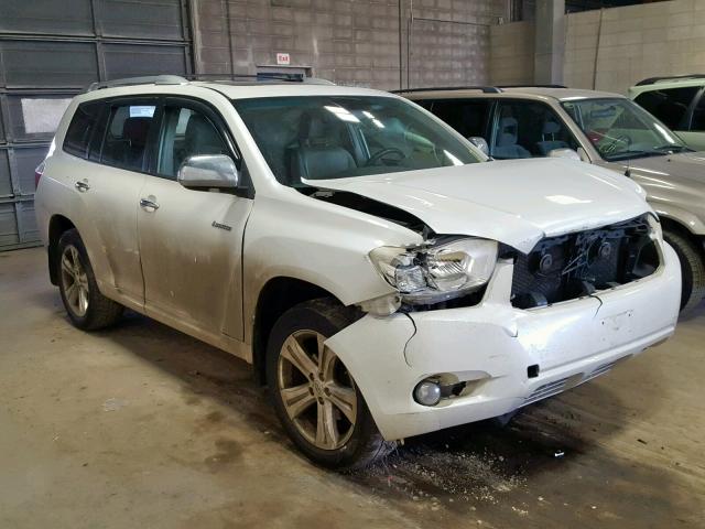 JTEES42A482060792 - 2008 TOYOTA HIGHLANDER WHITE photo 1