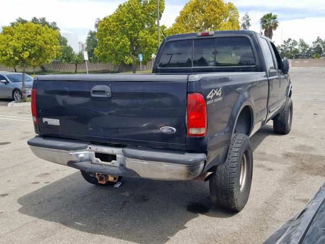 1FTSW31F9YEE23685 - 2000 FORD F350 SRW S BLACK photo 4