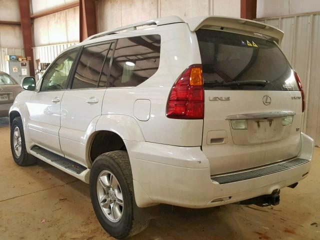 JTJBT20X540046807 - 2004 LEXUS GX 470 WHITE photo 3