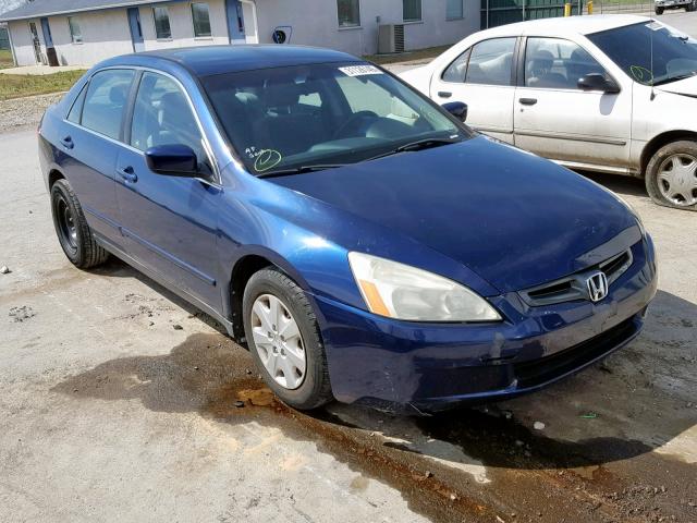 3HGCM56393G710760 - 2003 HONDA ACCORD LX BLUE photo 1