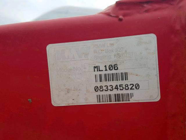 28G080741590 - 2007 MAHINDRA AND MAHINDRA TRACTOR RED photo 10