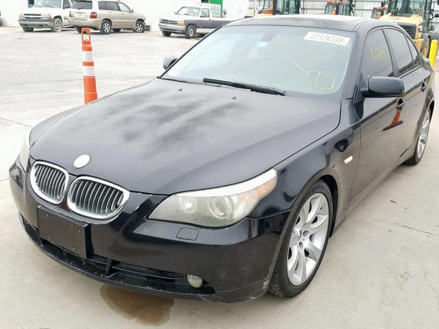 WBANA53595B857871 - 2005 BMW 525 I BLACK photo 2