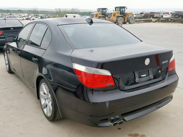 WBANA53595B857871 - 2005 BMW 525 I BLACK photo 3