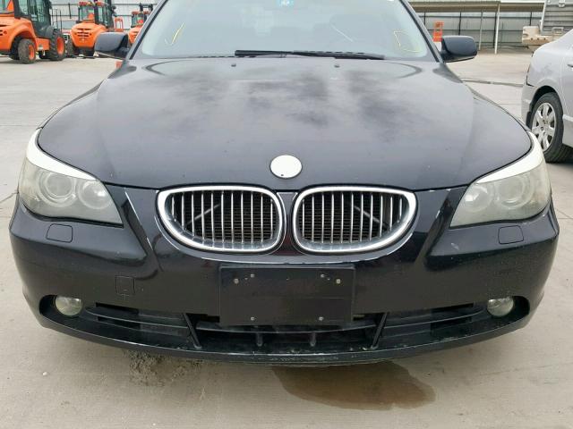 WBANA53595B857871 - 2005 BMW 525 I BLACK photo 9