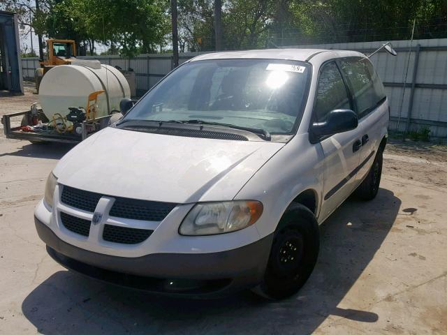 1D4GP21363B339145 - 2003 DODGE CARAVAN C/ WHITE photo 2