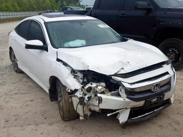 2HGFC1F73JH640794 - 2018 HONDA CIVIC EXL WHITE photo 1