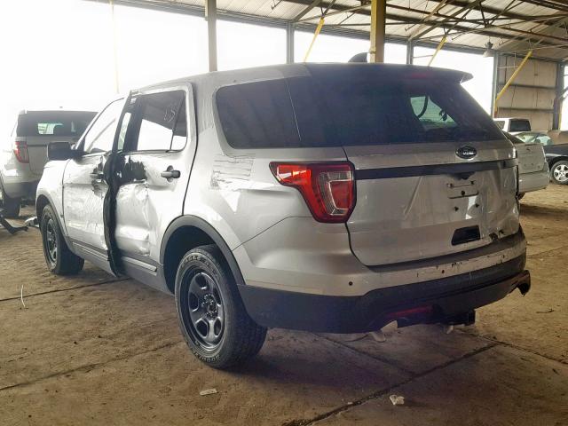 1FM5K8AR5GGC08545 - 2016 FORD EXPLORER P SILVER photo 3