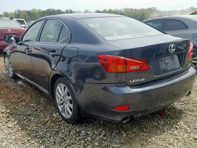 JTHBK262862008902 - 2006 LEXUS IS 250 CHARCOAL photo 3