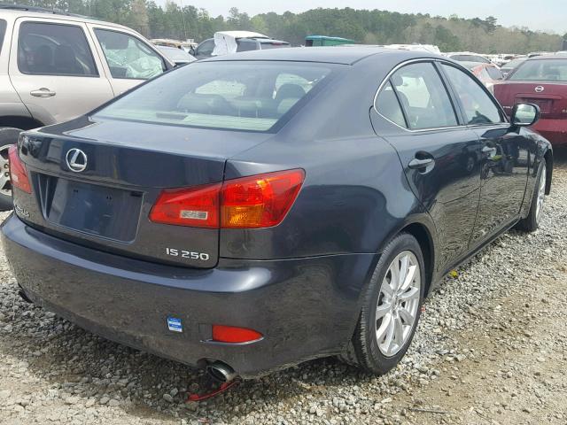 JTHBK262862008902 - 2006 LEXUS IS 250 CHARCOAL photo 4