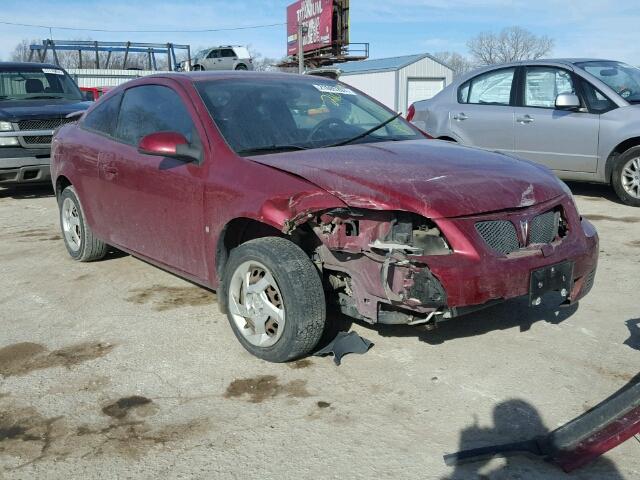 1G2AL15F377358939 - 2007 PONTIAC G5 MAROON photo 1