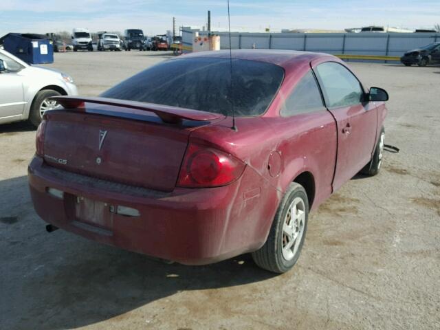 1G2AL15F377358939 - 2007 PONTIAC G5 MAROON photo 4