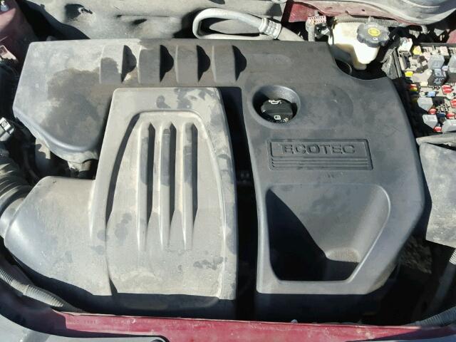 1G2AL15F377358939 - 2007 PONTIAC G5 MAROON photo 7