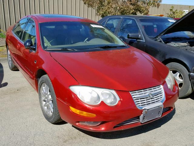 2C3AE66G01H686412 - 2001 CHRYSLER 300M RED photo 1