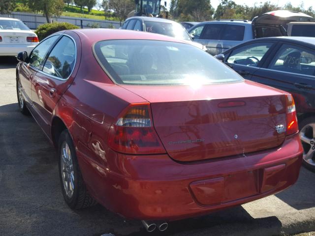 2C3AE66G01H686412 - 2001 CHRYSLER 300M RED photo 3