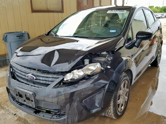 3FADP4AJ9DM207877 - 2013 FORD FIESTA S BLACK photo 2