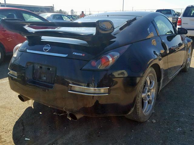 JN1AZ34D63T112283 - 2003 NISSAN 350Z COUPE BLACK photo 4