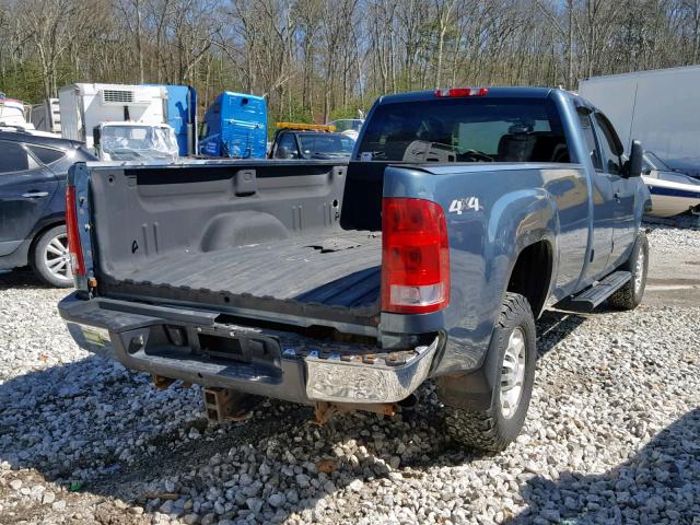 1GT5K3BG6AZ243143 - 2010 GMC SIERRA K35 BLUE photo 4