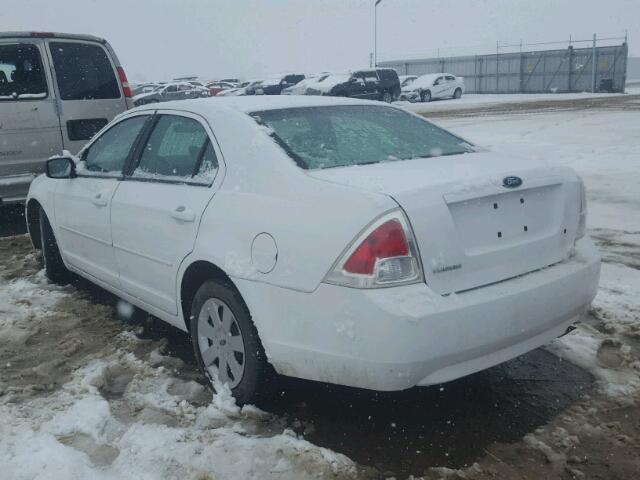 3FAFP06Z46R206531 - 2006 FORD FUSION S WHITE photo 3