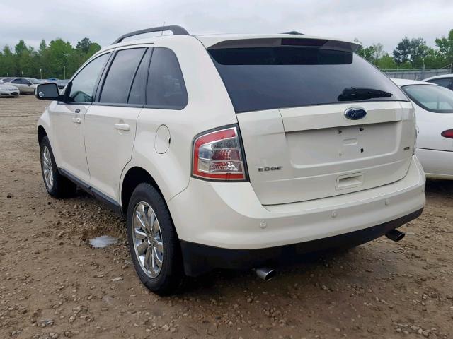 2FMDK38C08BA44727 - 2008 FORD EDGE SEL CREAM photo 3