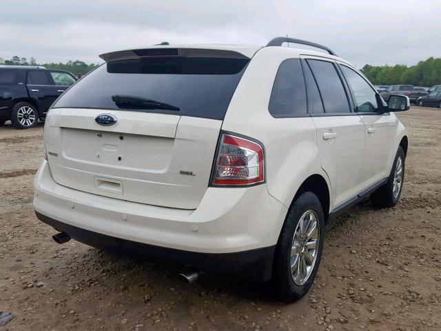 2FMDK38C08BA44727 - 2008 FORD EDGE SEL CREAM photo 4