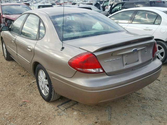 1FAFP56UX7A192082 - 2007 FORD TAURUS SEL BEIGE photo 3