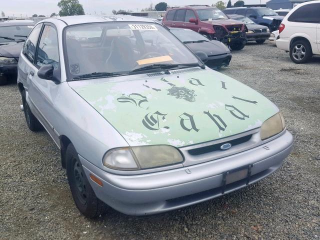 KNJLT05H0S6117786 - 1995 FORD ASPIRE GRAY photo 1