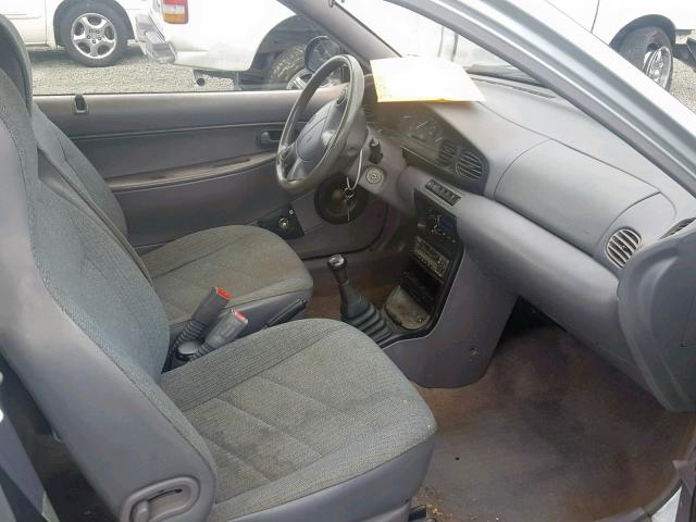 KNJLT05H0S6117786 - 1995 FORD ASPIRE GRAY photo 5