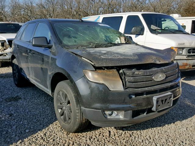 2FMDK48C78BA28630 - 2008 FORD EDGE SEL BLACK photo 1