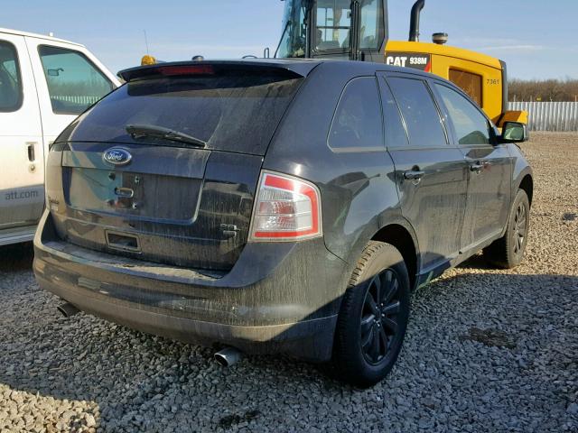 2FMDK48C78BA28630 - 2008 FORD EDGE SEL BLACK photo 4