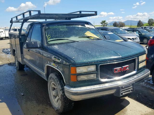 1GTGC29J3YF496708 - 2000 GMC SIERRA C25 GREEN photo 1