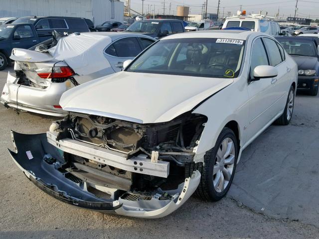 JNKAY01E76M108946 - 2006 INFINITI M35 BASE WHITE photo 2