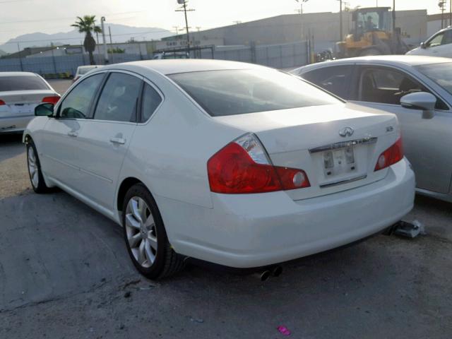 JNKAY01E76M108946 - 2006 INFINITI M35 BASE WHITE photo 3